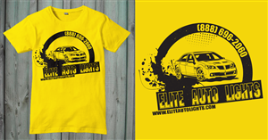 Diseño de Camiseta por db1404 para Elite Auto Lights | Diseño #4752920