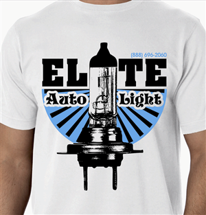 T-shirt Design by VOLENATH for Elite Auto Lights | Design: #4808985