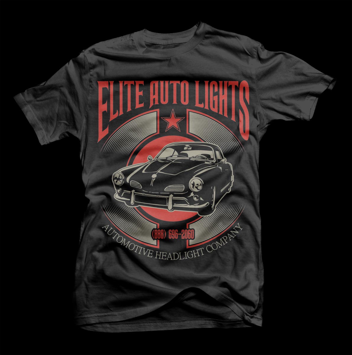 T-Shirt-Design von D'Mono für Elite Auto Lights | Design #4807464