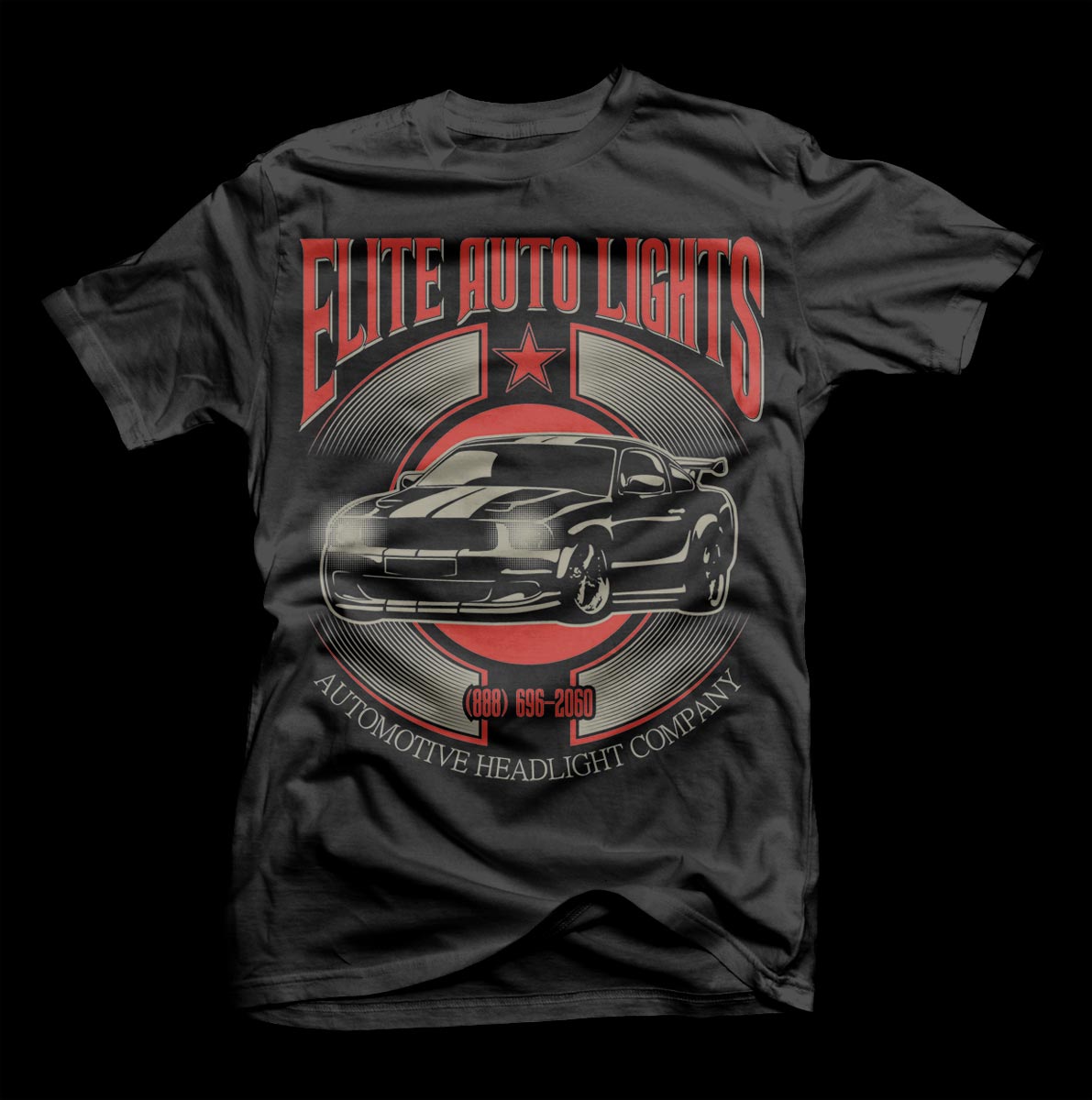 T-shirt Design by D'Mono for Elite Auto Lights | Design #4845679