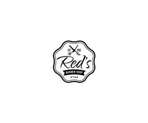 Red's Barber Shop | Logo Design by Dzains