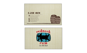 This Redneck Rum needs a business card designed! | Diseño de Tarjeta de Presentación por Tatiana.Chamorro