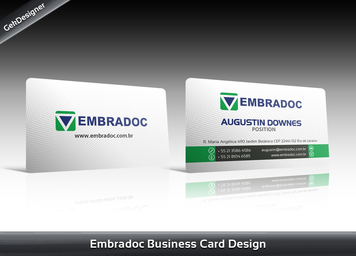 Business Card Design by gekgrfx for this project | Design #1348953