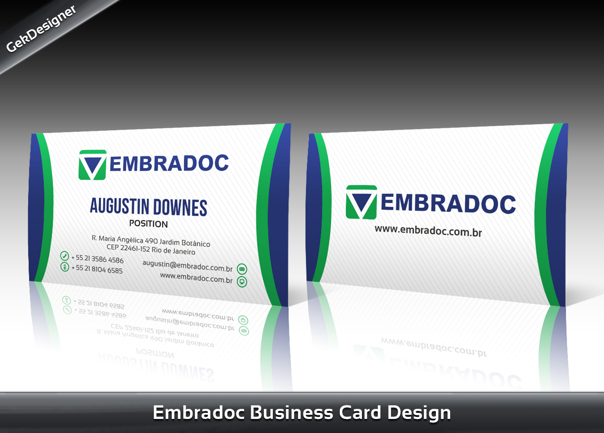 Business Card Design by gekgrfx for this project | Design #1348958