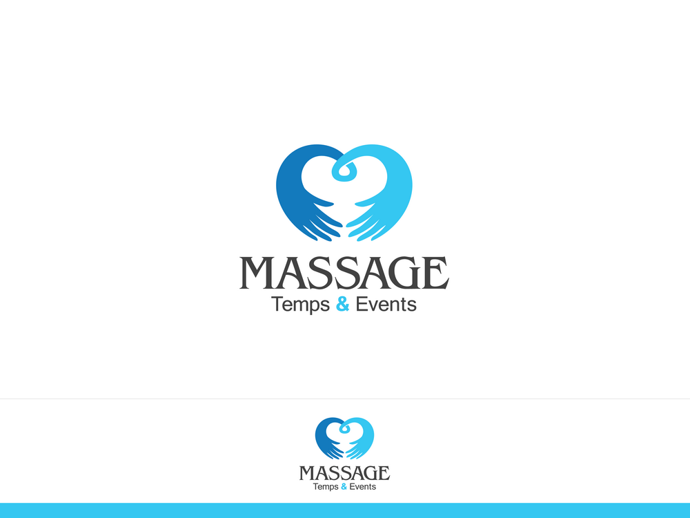 Logo Design by DoveFendi for Massage Therapy Temps & Events | Design #1374750