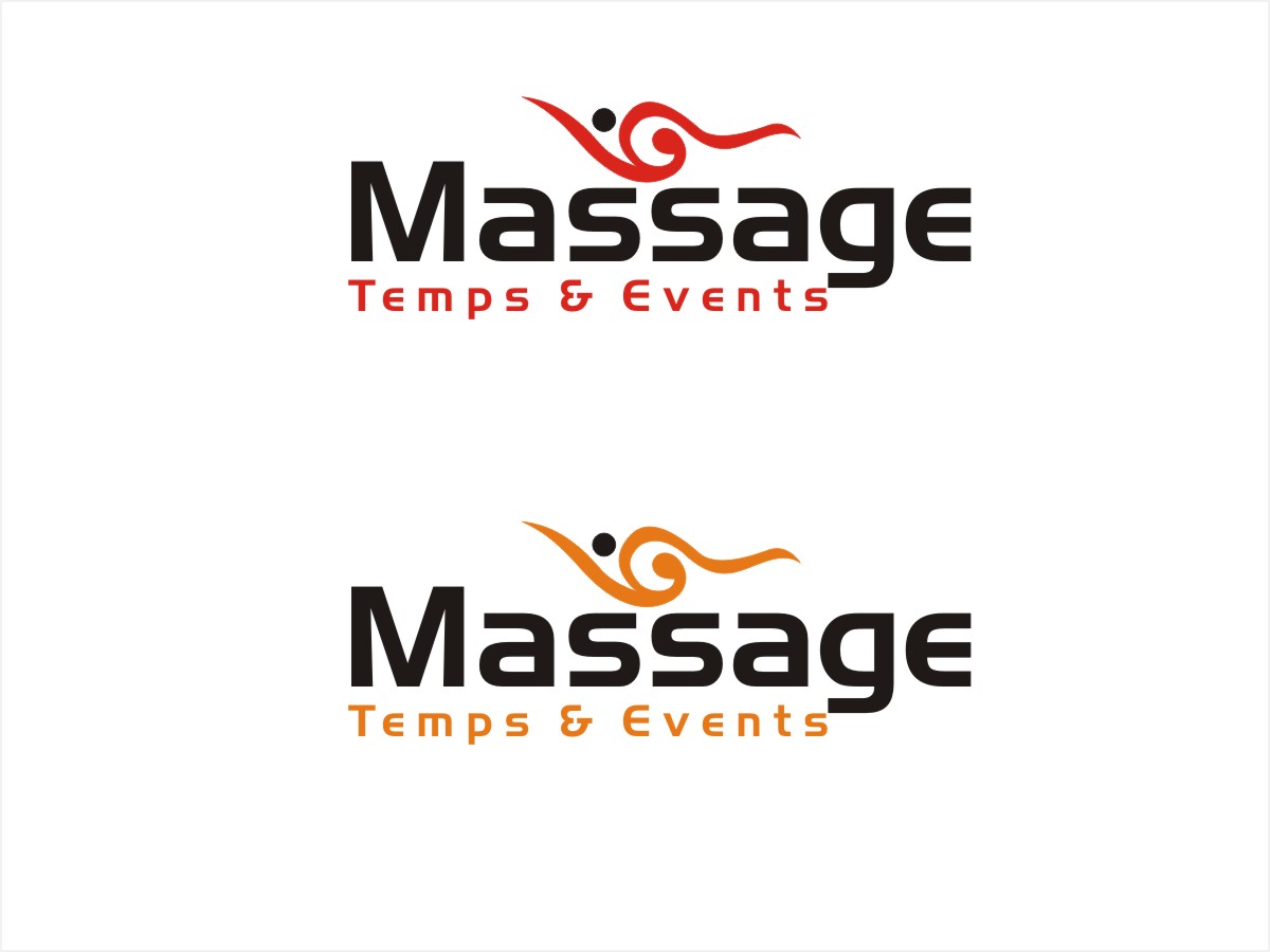 Logo Design by Actives for Massage Therapy Temps & Events | Design #1374487