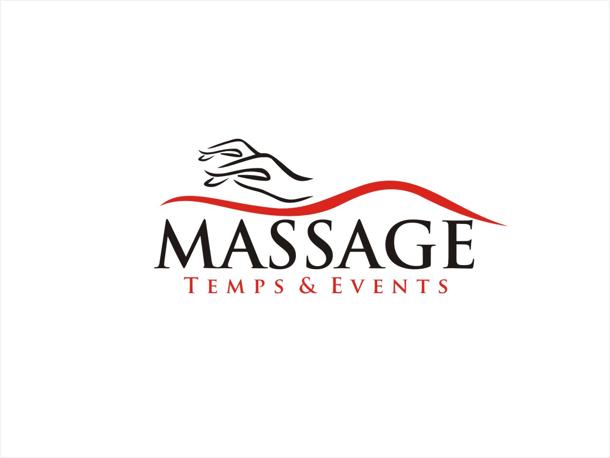 Logo-Design von Actives für Massage Therapy Temps & Events | Design #1376210