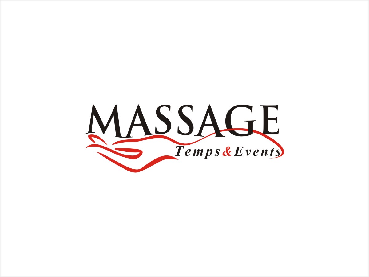 Logo-Design von Actives für Massage Therapy Temps & Events | Design #1381651
