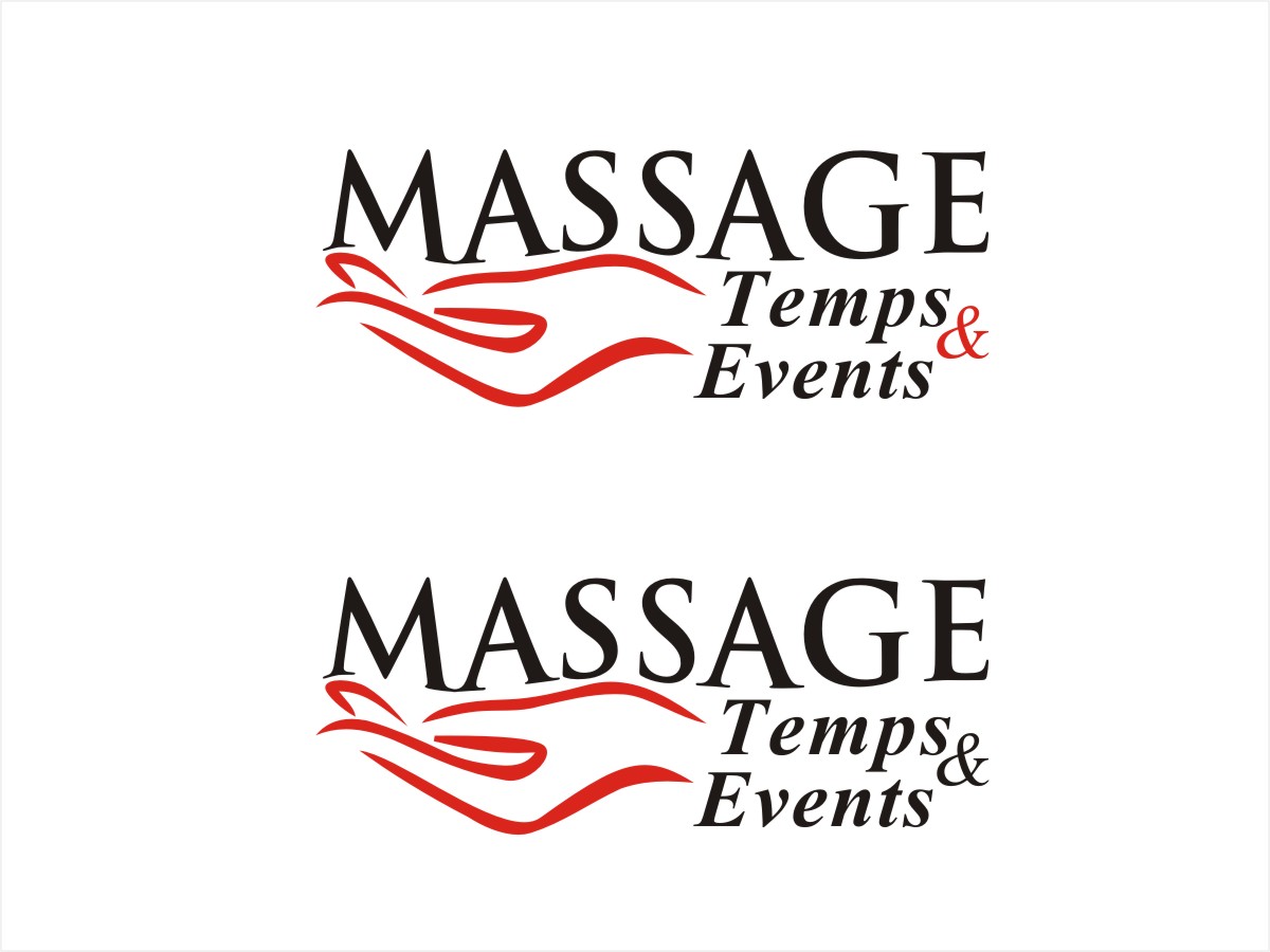 Logo-Design von Actives für Massage Therapy Temps & Events | Design #1382091