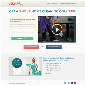 Landing Page Design by CoolDesignz