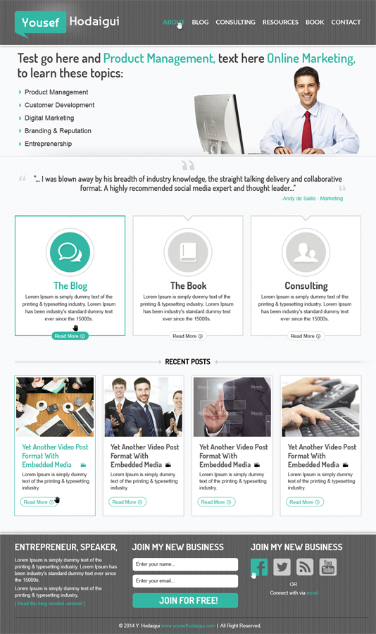 Wordpress Design by alexend for webstormz | Design #4792164
