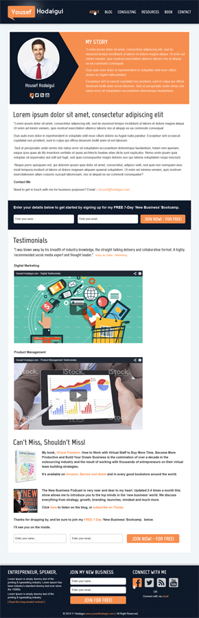 Wordpress Design by alexend for webstormz | Design #4812703