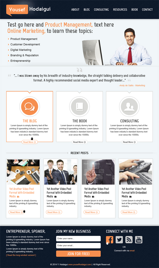Design Wordpress par alexend pour webstormz | Design #4812917