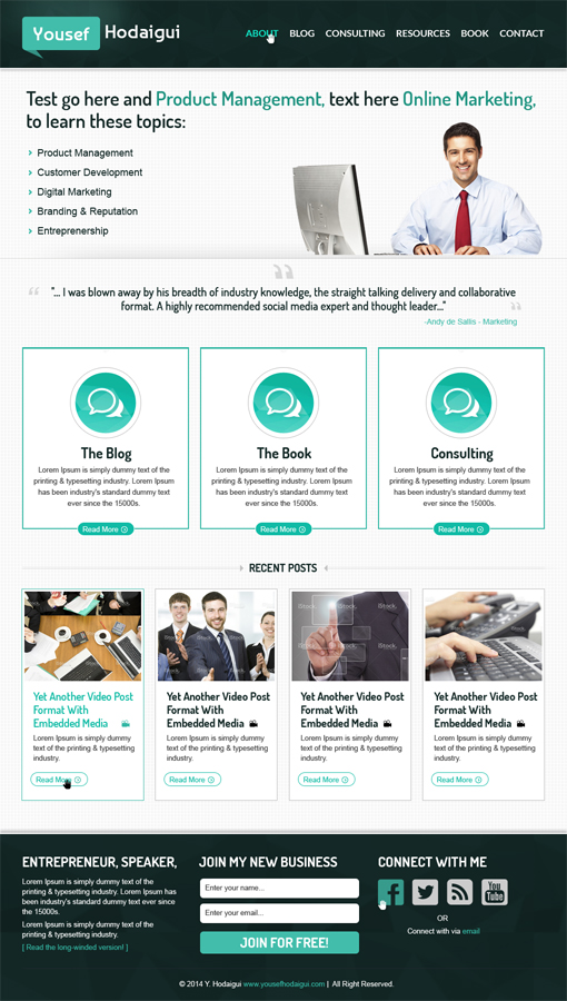 Wordpress Design by alexend for webstormz | Design #4821625