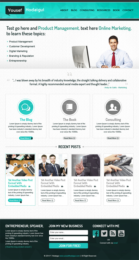 Wordpress Design by alexend for webstormz | Design #4822483