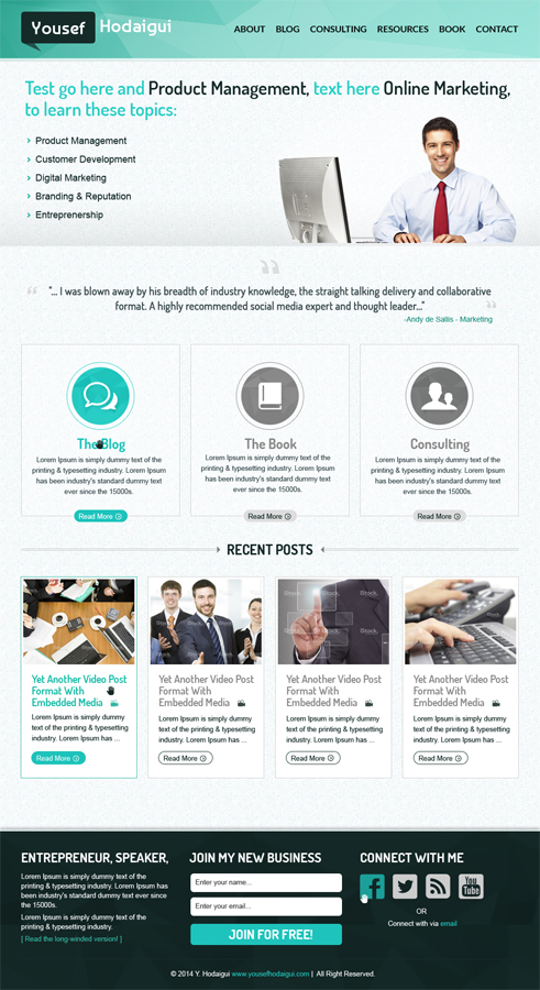 Wordpress Design by alexend for webstormz | Design #4822904