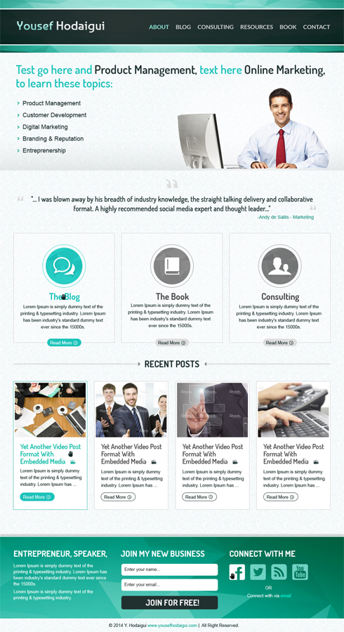 Design Wordpress par alexend pour webstormz | Design #4823065