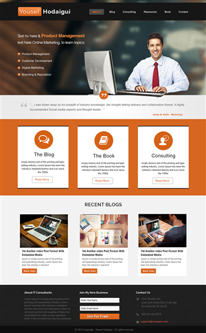 Wordpress Design by webxvision