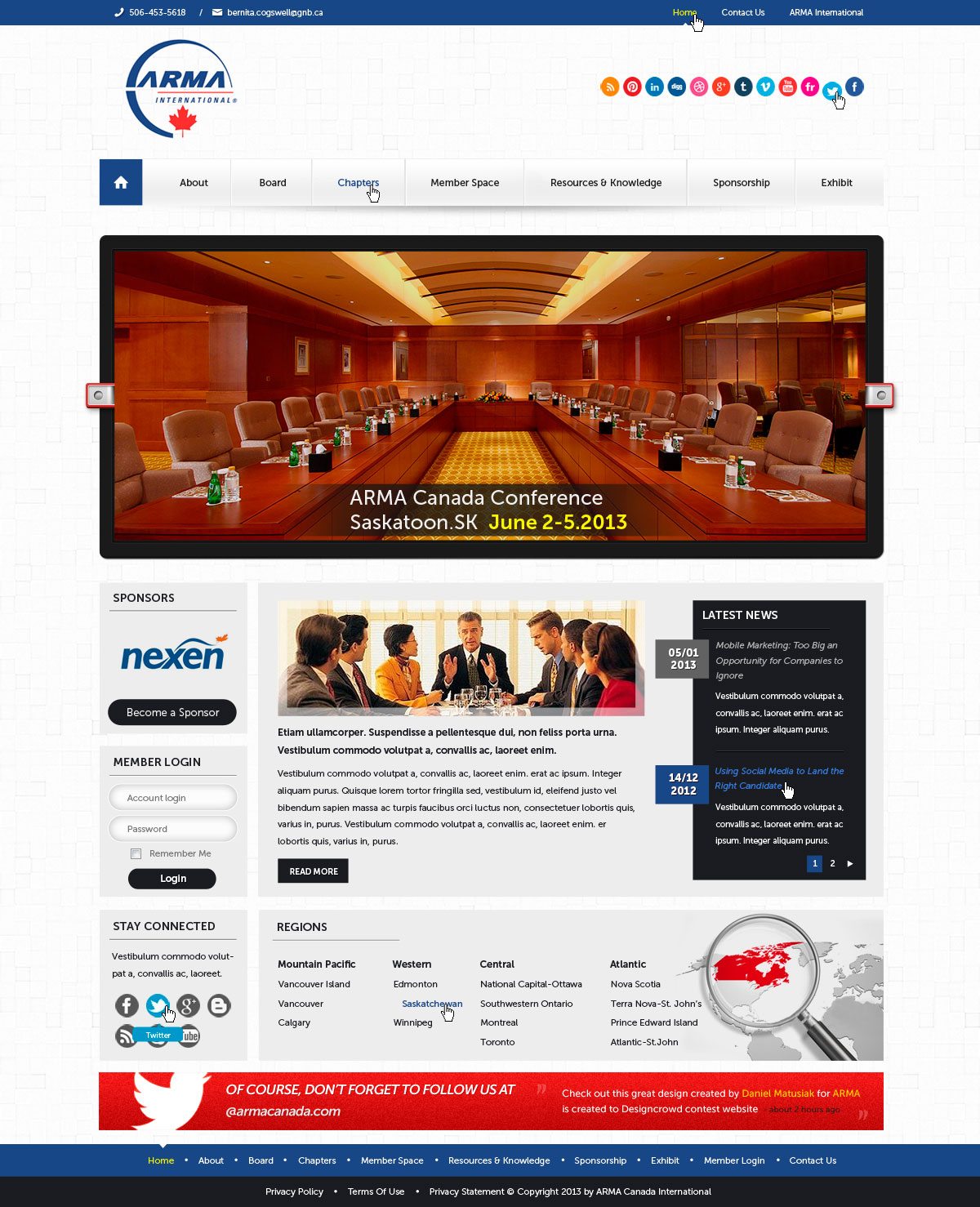 Web Design by Daniel Matusiak for MarketAccess Communications INc | Design #1348160