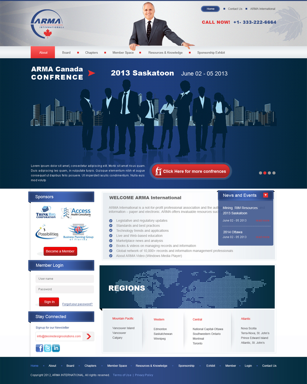 Web-Design von Desire Design Solutions für MarketAccess Communications INc | Design #1351711