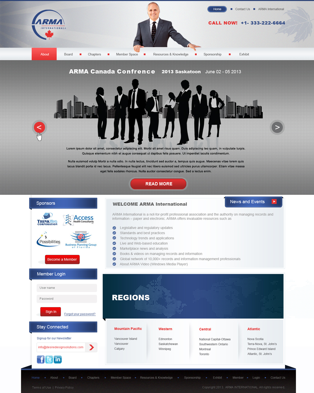 Web-Design von Desire Design Solutions für MarketAccess Communications INc | Design #1353859