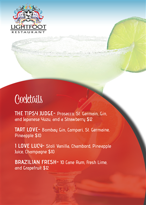 Cocktail Menu | Postcard Design by iD_intelligentDesign