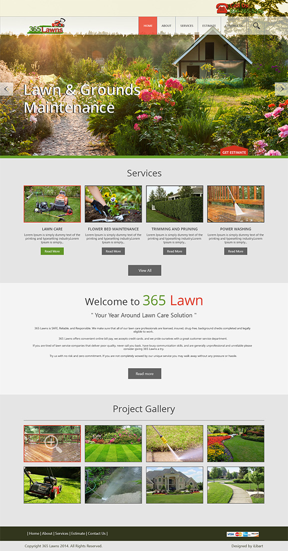 Web Design by iLibart for this project | Design #4762062