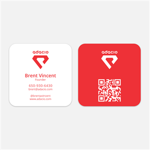 Adacio Business Card Design Project | Business Card Design by studio-sfp.com