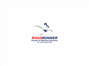 Road Runner Courier & Delivery Services.      On Time Every Time | Logo Design by Logocraft