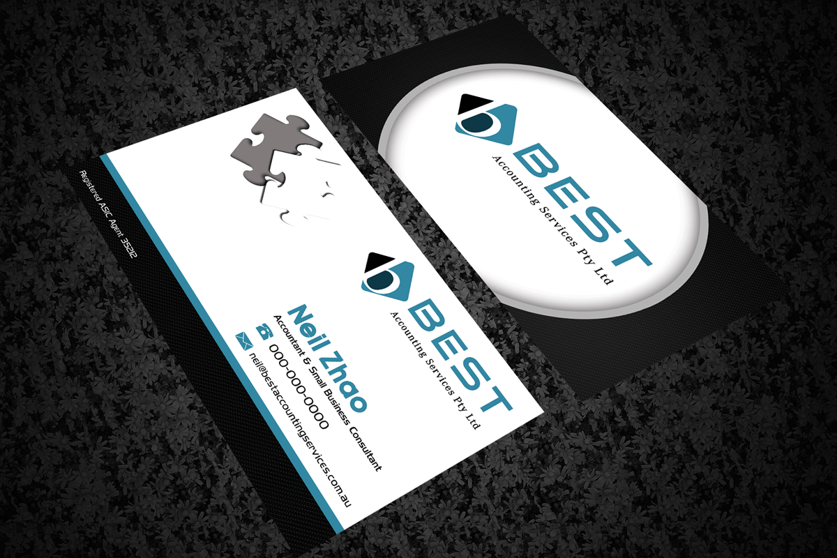 Business Card Design by Riz' for Best Accounting Services Pty Ltd | Design #4768751