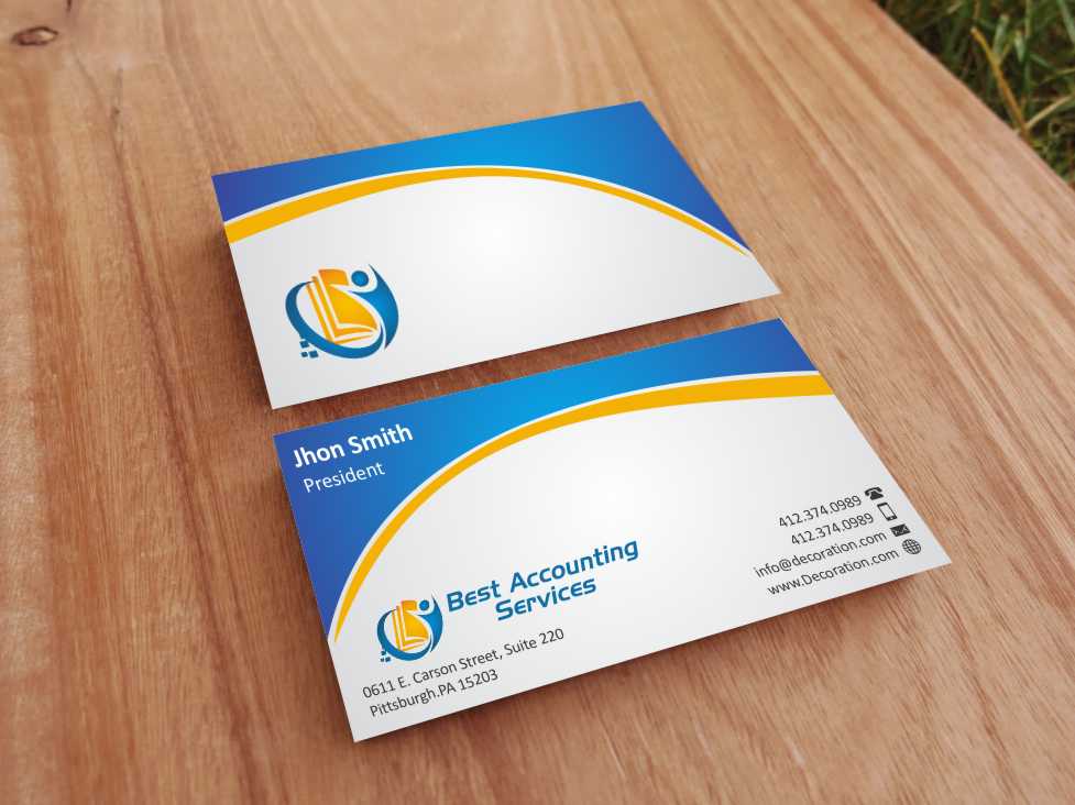 Design de Carte de Visite par szabist pour Best Accounting Services Pty Ltd | Design #4794563