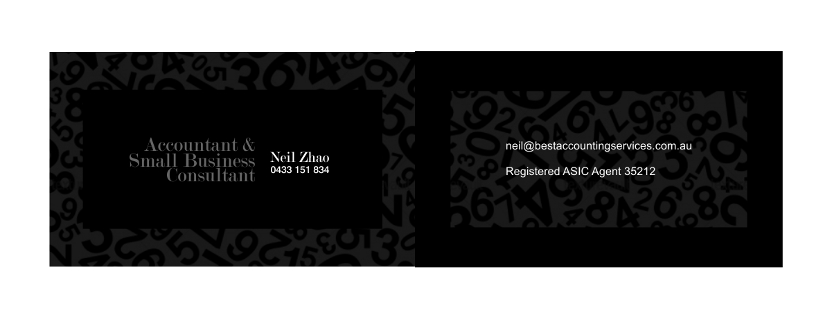 Business Card Design by creativeride for Best Accounting Services Pty Ltd | Design #4810827