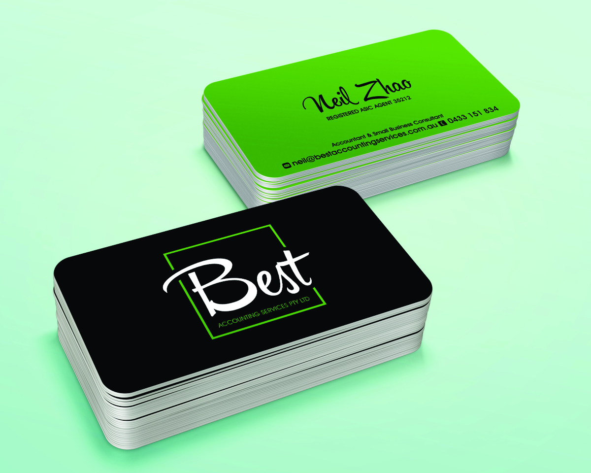 Business Card Design by creativeride for Best Accounting Services Pty Ltd | Design #4813648