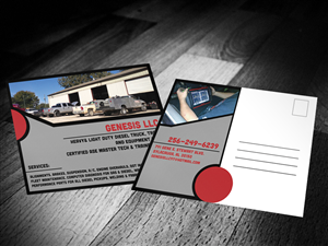 genesis  | Postcard Design by Cyanide Design