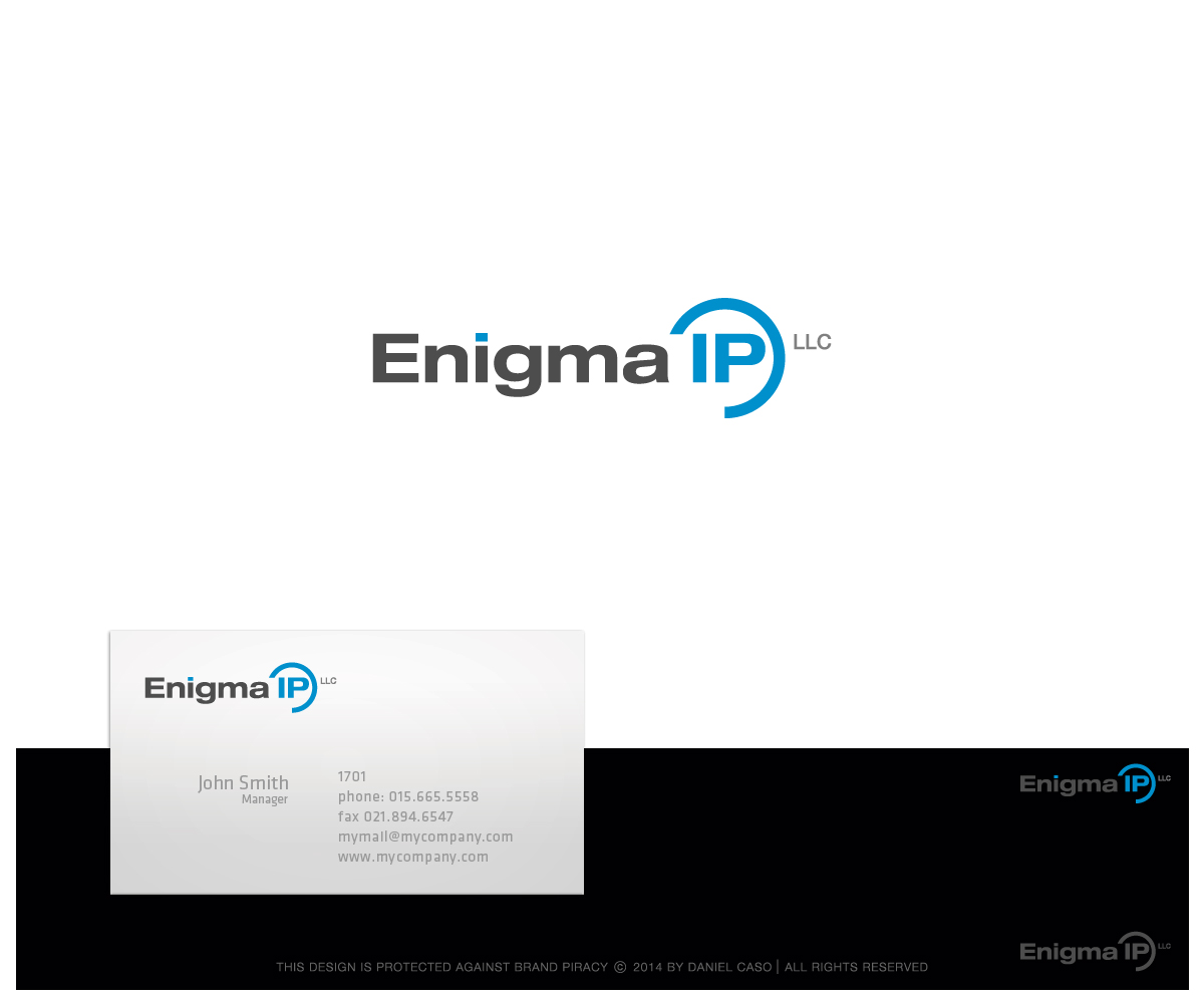 Logo Design by Daniel Caso Design for Enigma IP LLC | Design #4761308