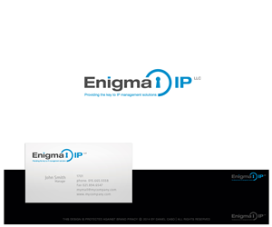 Logo Design by Daniel Caso Design for Enigma IP LLC | Design: #4764462
