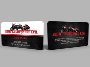 Business Card Design by Hardcore Design for NDR Enterprise Ltd  | Design #10308760