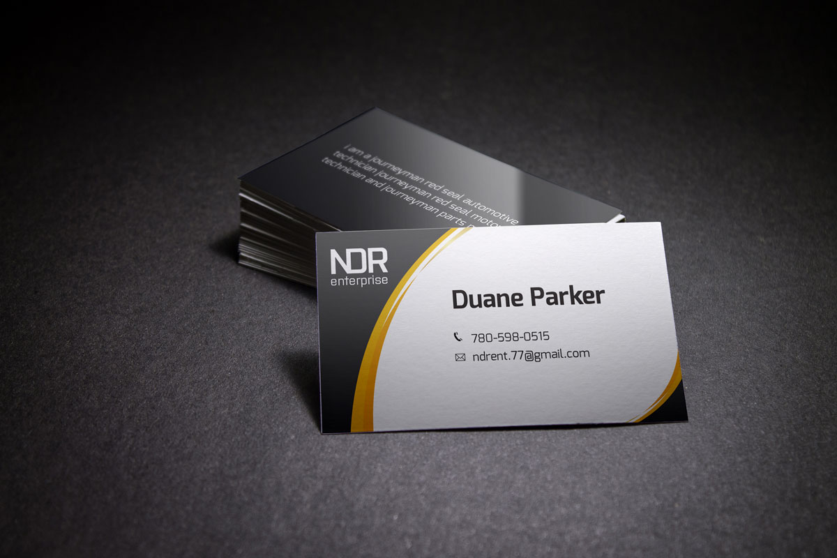 Business Card Design by zahidryk for NDR Enterprise Ltd  | Design #4785198