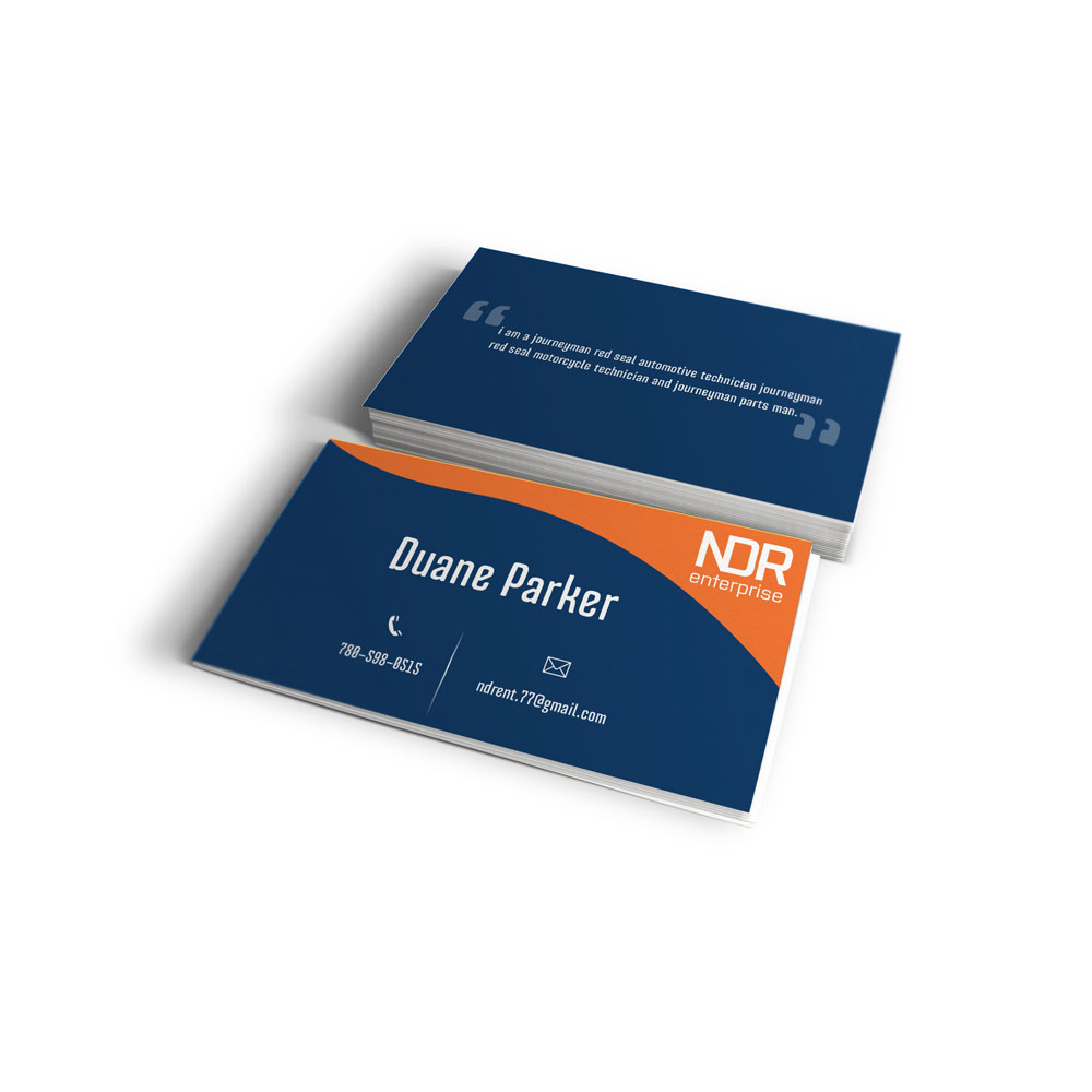 Diseño de Tarjeta de Presentación por zahidryk para NDR Enterprise Ltd  | Diseño #4785203