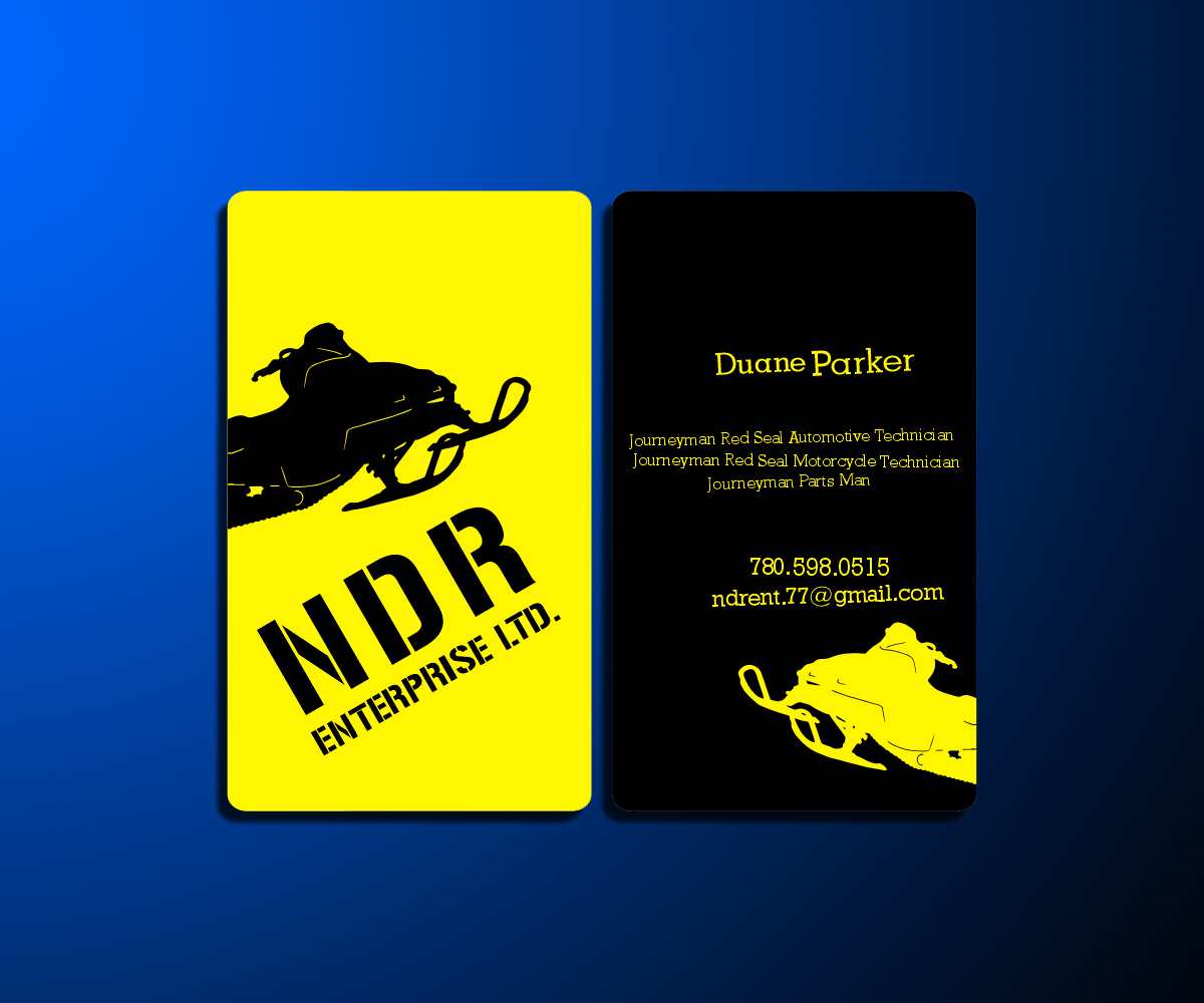 Visitenkarten-Design von DZINO für NDR Enterprise Ltd  | Design #4790552