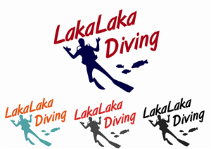 LakaLaka diving | Logo Design by jayneel_s