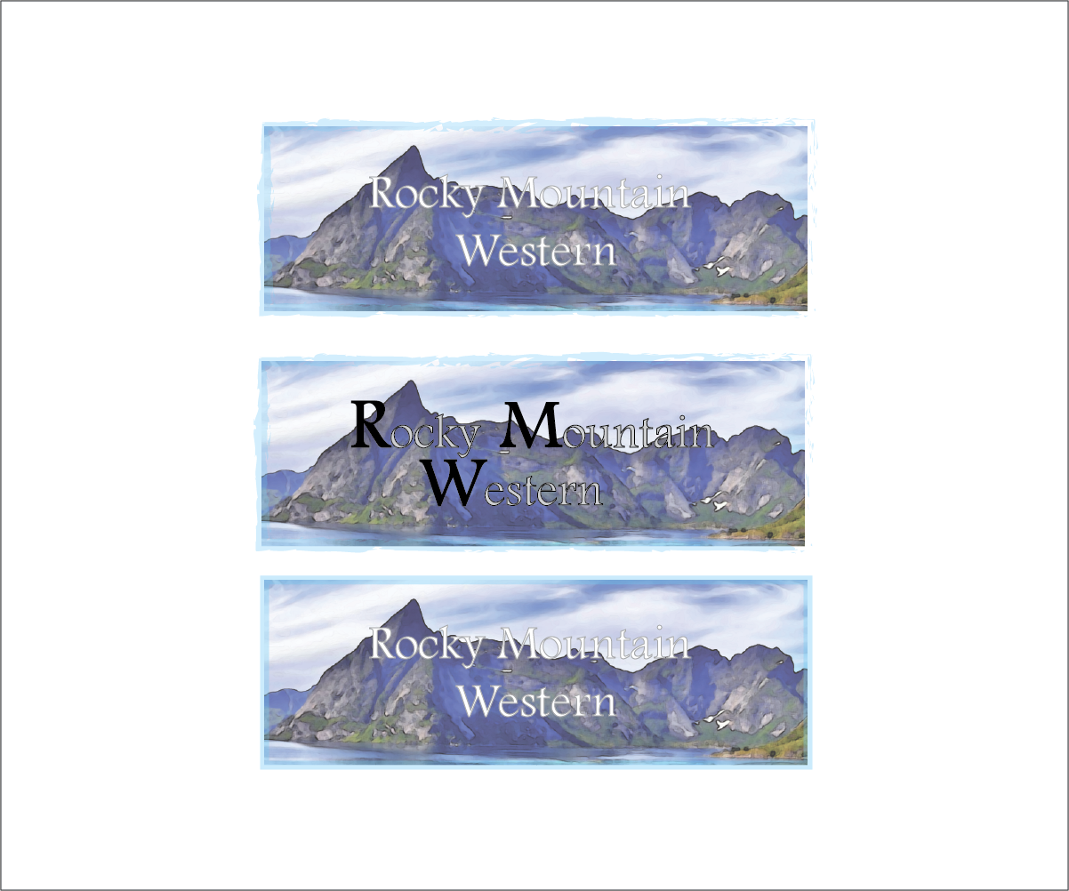 Logo Design by StraYa for Rocky Mountain Western LLC | Design #4783407
