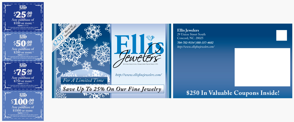 Print Design by Gargantuan Media for ELLIS JEWELERS INC. | Design #4822745