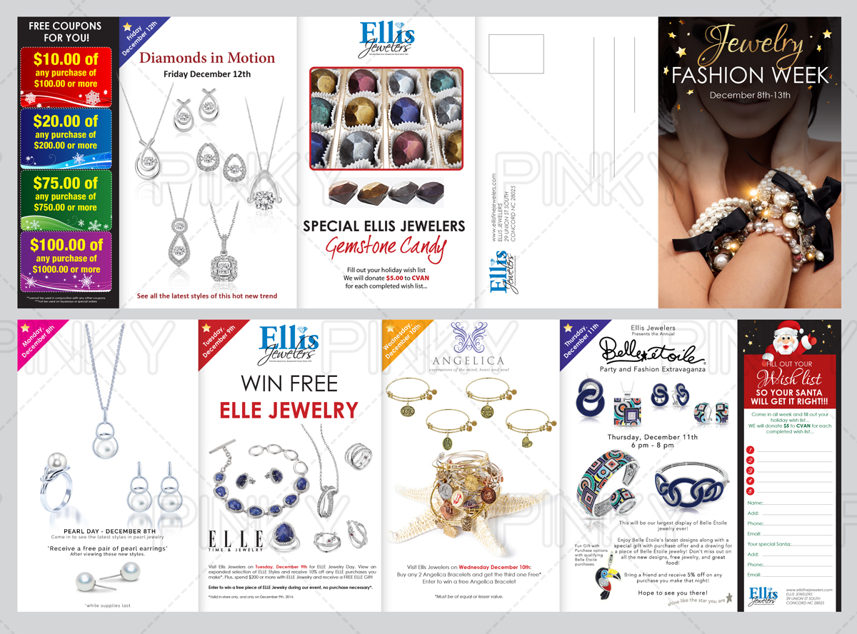 Print Design by Pinky  for ELLIS JEWELERS INC. | Design #4831139