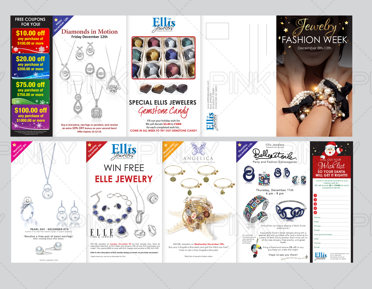 Print-Design von Pinky  für ELLIS JEWELERS INC. | Design #4863871