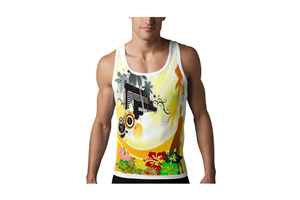 T-shirt Design by Valenciano Design. for Hawaiian Print Tank Tops | Design: #1350922