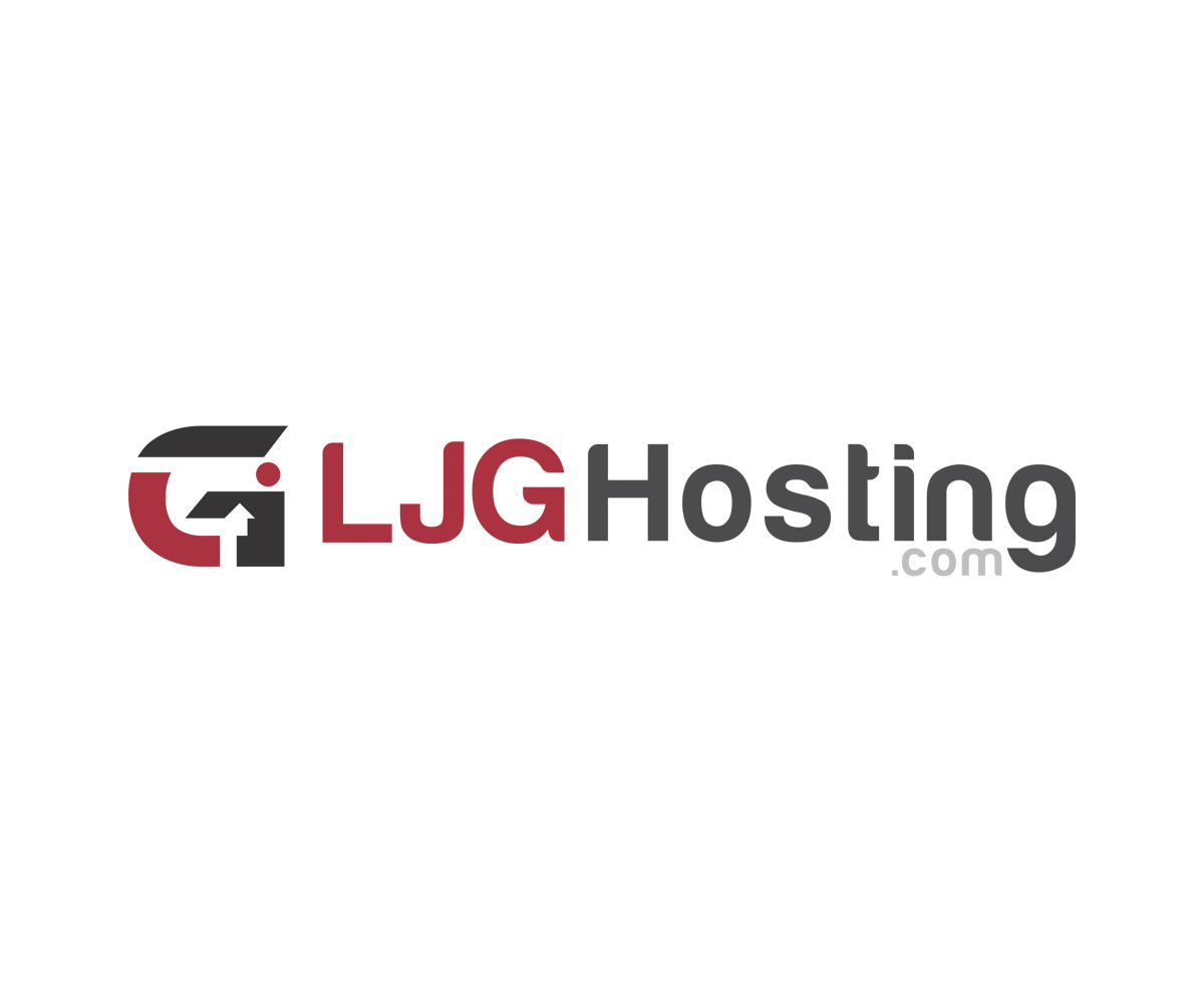 Logo Design by mpinc for www.ljghosting.com | Design #4813468