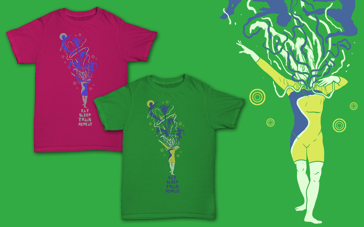 Diseño de Camiseta por WRboy para GYM WITH ME | Diseño #4812152