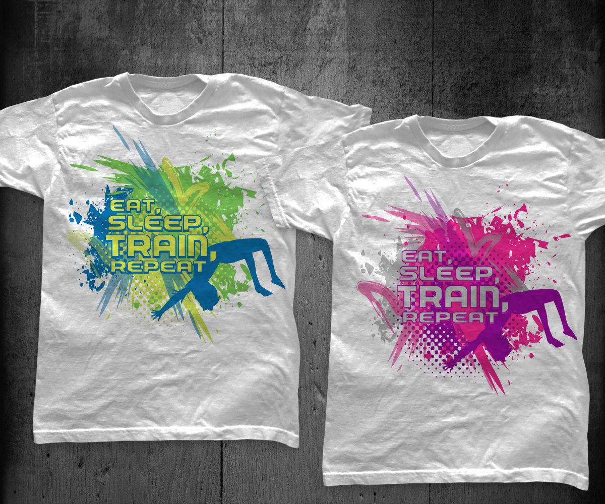 T-shirt Design by TRHZ for GYM WITH ME | Design #4797001