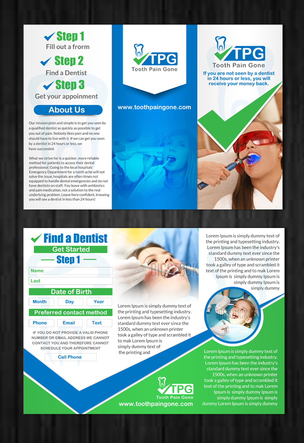 Broschüren-Design von ESolz Technologies für Chamberlain Dental | Design #4783833